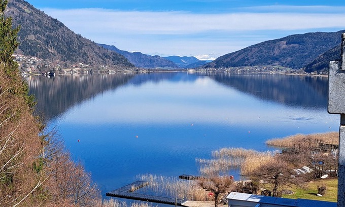Landskron Apartamento | Villach: Seeblick & Seezugang zum Ossiacher See am Fuße der Gerlitzen Alpe