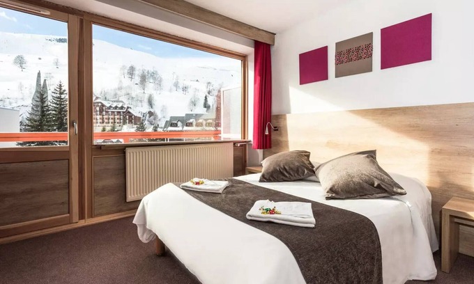 Les Deux Alpes Apartamento | Village Club MMV Le Panorama*** - Room for 2 people with balcony