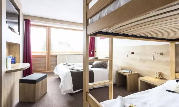 Les Deux Alpes Apartamento | Village Club MMV Le Panorama*** - Room for 4 people with balcony