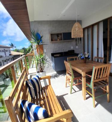 Itacimirim Apartamento | Village em Itacimirim lindo, novo e tranquilo à 400 m da Praia da Espera