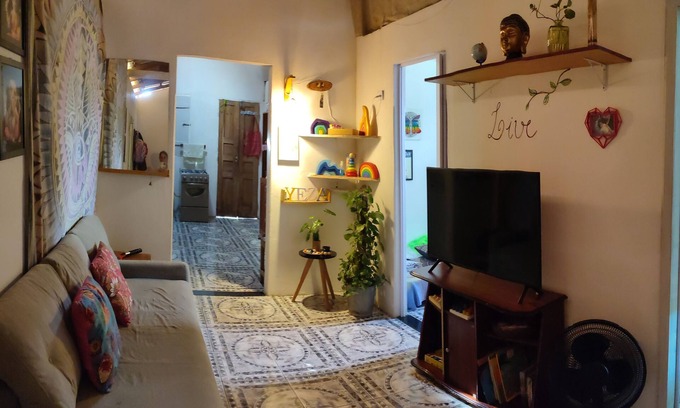 Marau Casa | Village house in Praia de Algodões with coconut trees and the sound of the sea