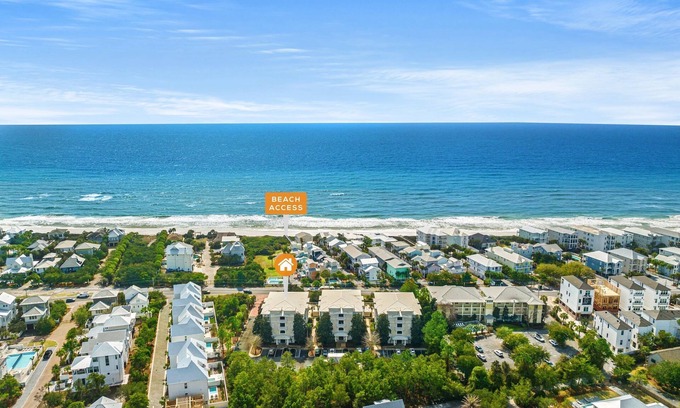 Seagrove Beach Villa | Villas at Seagrove - Walk to Beach, Pool, Free Golf Daily, 2 Bikes Incl, Slps 10