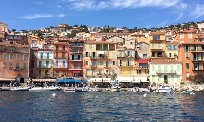 Villefranche-sur-Mer Apartamento | 3 camas frente al mar. No hay escaleras para subir