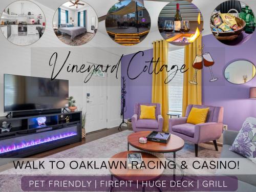 Hot Springs Casa | Vineyard Cottage-Pet Friendly & Walk to Oaklawn!