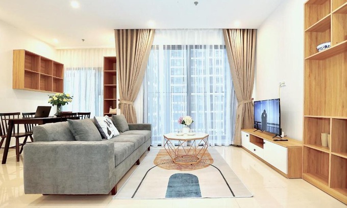 Tu Liem Apartamento | Vinhomes Smart City + 2 Room + Acesss Jap Garden