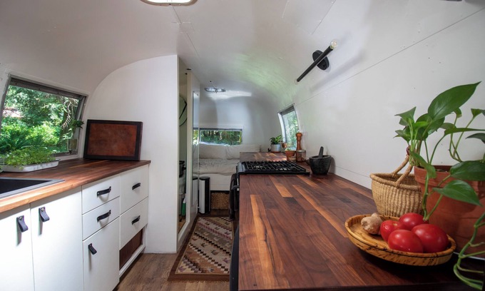 Alert Bay Casa | Vintage Airstream with Ocean Mountain Views