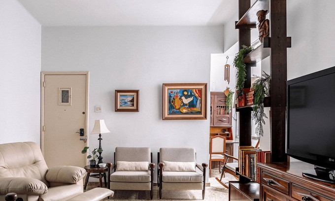 Flamengo Apartamento | Encanto Vintage: 3 Dorm. Flamengo RJ, a 3 min
