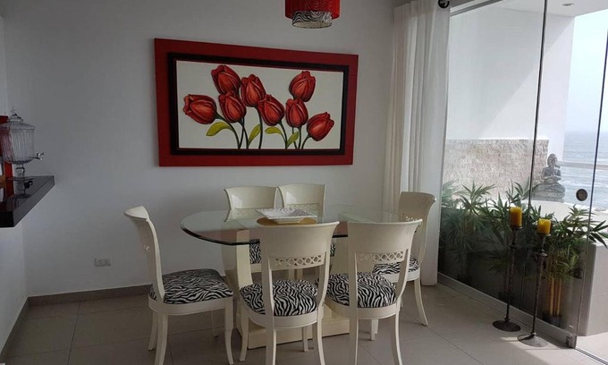 Región costera Apartamento | Vista al mar - Lima Sur, Playa Señoritas
