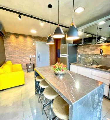 Jardim dos Estados Apartamento | Vista Ampla e Estilo Industrial nesse Lindo Loft