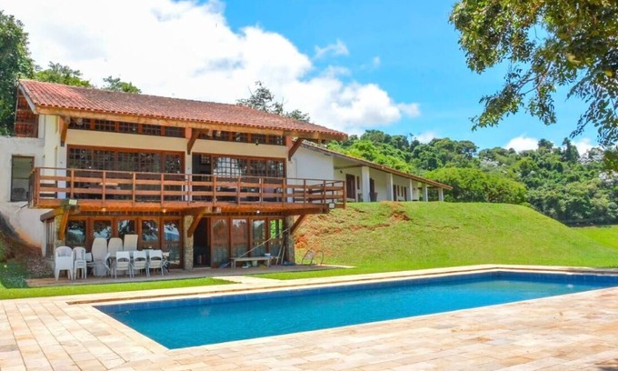 Joanopolis Casa | Vista Joah | Private Joanópolis Farm/House with 6 bedrooms, swimming pool, access to the dam
