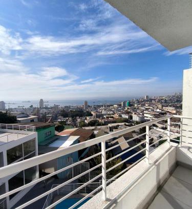 Valparaiso Apartamento | Vista panoramica a la bahia Depto 2p