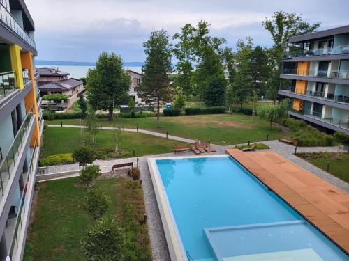 Siofok Apartamento | Vitorlás Apartman (Medencés,panorámás)