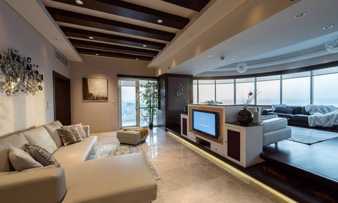 Dubai Marina Apartamento | Vivacious 4BR With Sea & Marina View