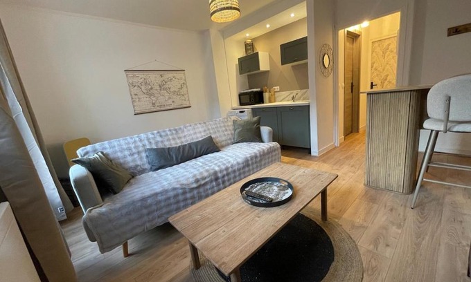 Saint-Valery-en-Caux Apartamento | Vivez le Centre-ville et la Mer en Harmonie, appartement 1 chambre