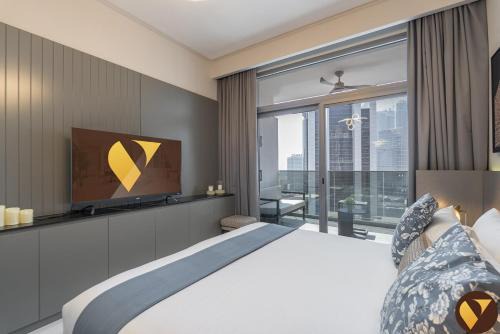 Madinat Zayed Apartamento | VOGUE MAG318 Business Bay - Downtown Dubai - Pool View with balcony and walkable to Burj Khalifa and The Dubai Mall