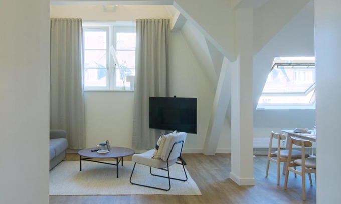 Wiesbaden Apartamento | vonBehling Boutique Apt. - Blick über die Dächer