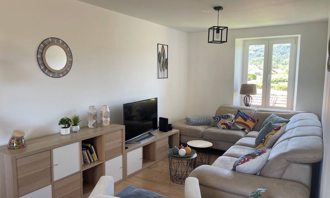 Aumontzey Casa | Vosges: quiet house near Gérardmer (15 min) – sleeps 8 – pets allowed.