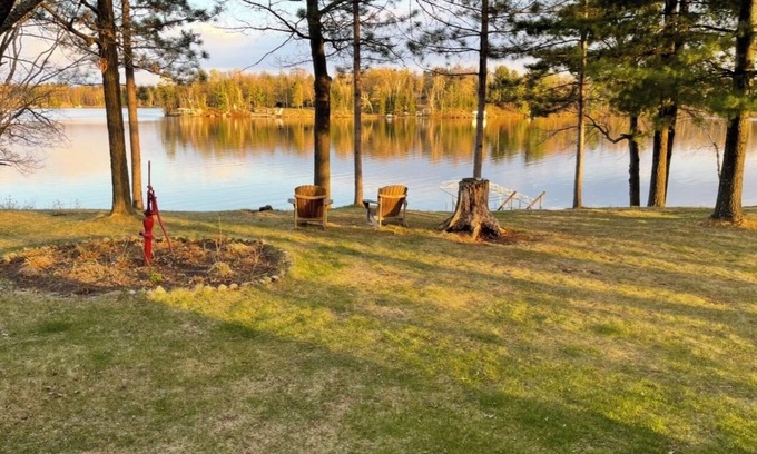 Longville Casa | Votado lago más hermoso! Mujer Lake Chain-4 Seas Home!