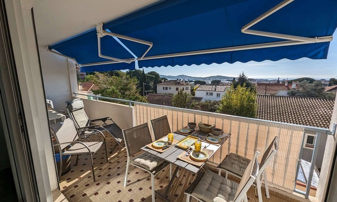 Tamaris Apartamento | Vue Mer, Climatisation, 2 Chambres, Lave Linge, Lave Vaisselle, Internet, Parking