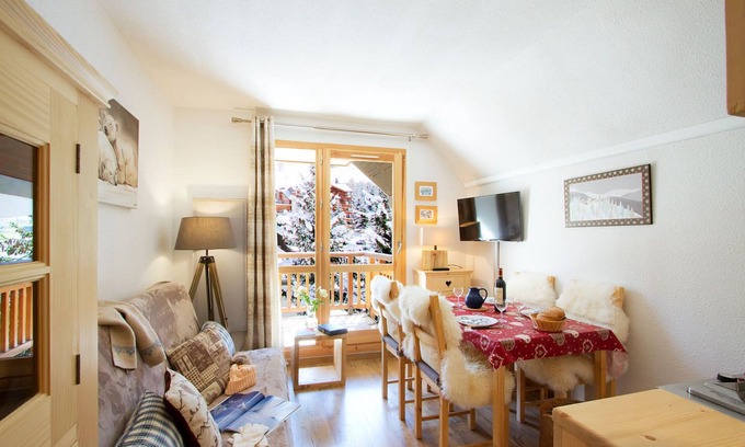 Les Deux Alpes Apartamento | Vue sur la montage ! Studio pour 4, tout équipé