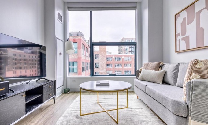 West Loop Apartamento | W Loop Studio w Gym Pool in heart of Greektown CHI-532