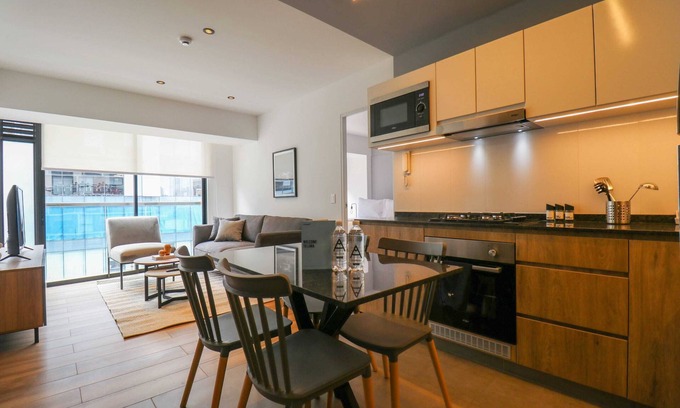 Centro Financiero de San Isidro Apartamento | w*| Magnificent 2BR w/ Great Balcony in San Isidro