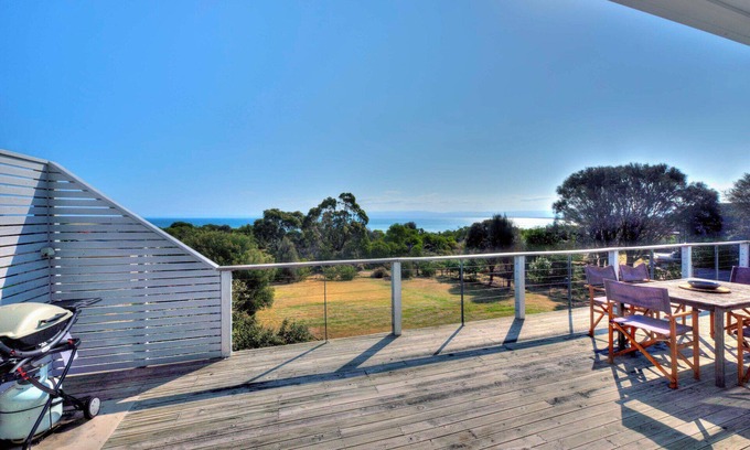 Coles Bay Casa | "Waders" se encuentra frente a la playa, con impresionantes vistas al mar.