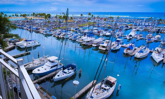Waikiki Condominio | Waikiki Ilikai Marina condominio con vista al mar increíble!