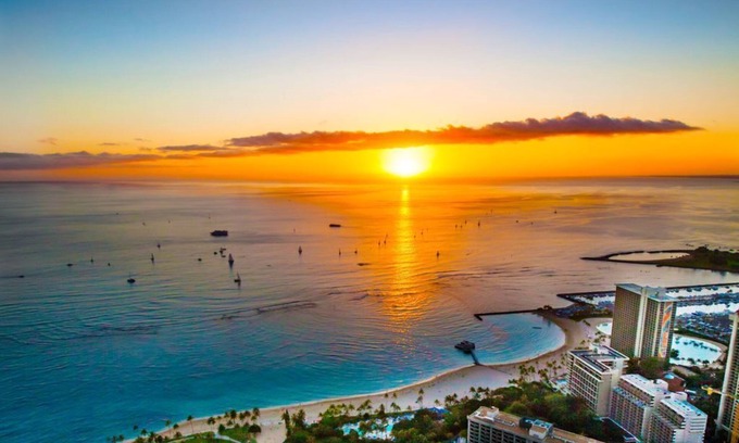 Waikiki Apartamento | Waikiki Two story Penthouse 3 BR Hilton Hawaiian Village Lagoon Towers