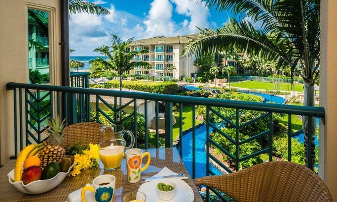 Wailua Condominio | Waipouli Beach Resort Exquisite Oceanview, Fantasy Pool and Tropical Gardens - Newest Listing!