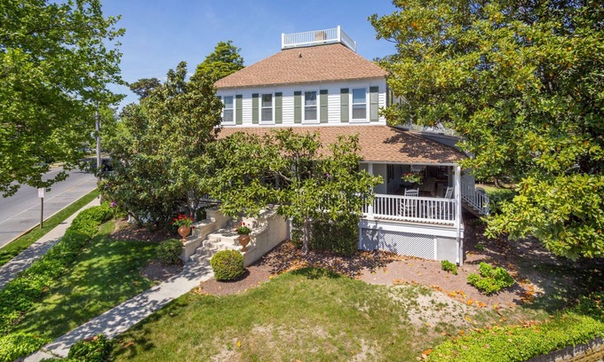 Rehoboth Beach Casa | UN BLOQUE A LA PLAYA HERMOSA 6BR HOGAR DUERME 17 PARQUE & WALK!