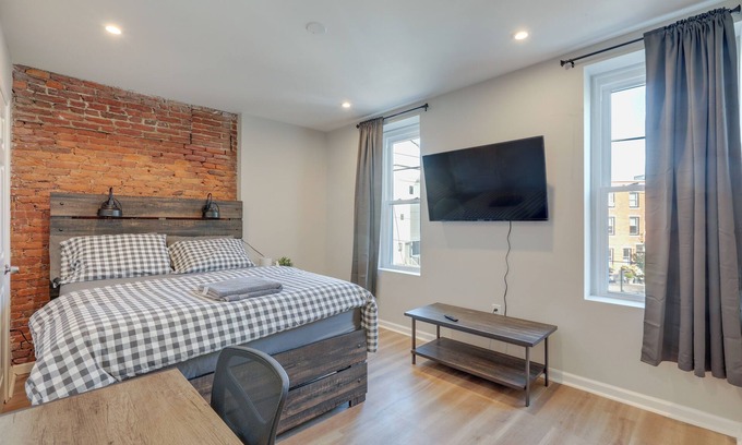 Fairmount Apartamento | Walk to Fairmount Ave: Urban Oasis in Philly!