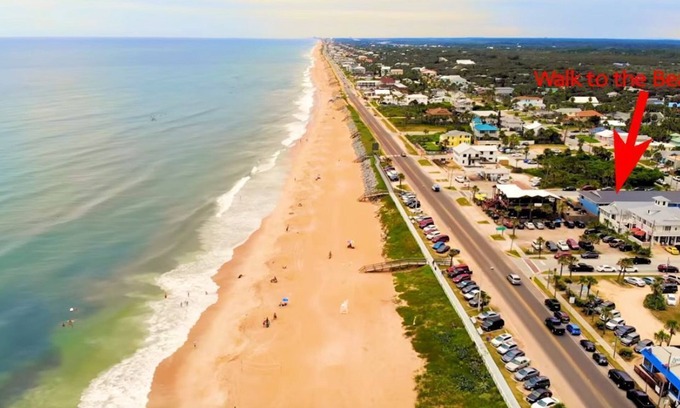 Flagler Beach Condominio | Walk to the Beach, Pier & Downtown Flagler Beach