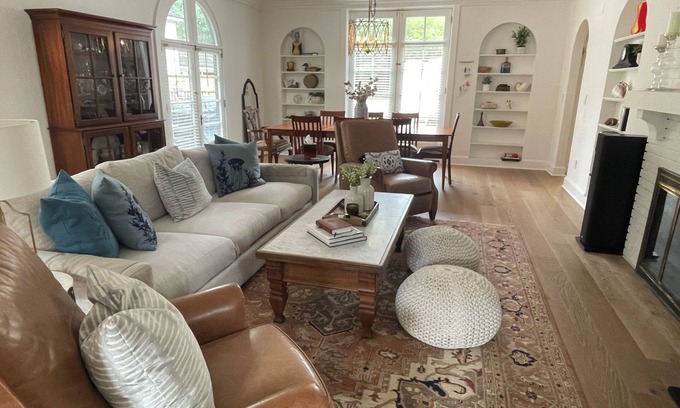 Neptune Beach Casa | Walk to the beach or the park! Family sized home!
