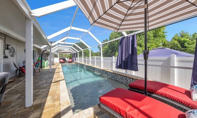 Bonita Springs Villa | 3 BR Home w/ Shared Heated Pool & Lanai in Bonita