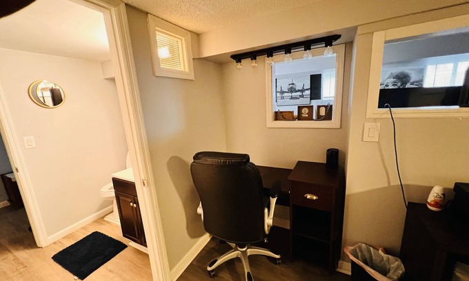 Troy Casa | Warm and cozy basement.
