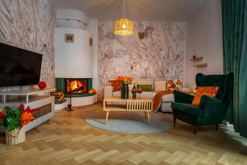 Wawer Casa | Warm & cosy 2-store 3-BR House with fireplace, living room, garden, terrace, balcony & parking 30 minutes from Warsaw Centre