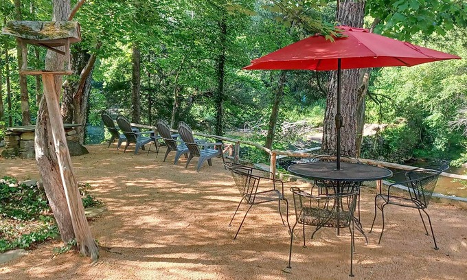 Pittsboro Cabaña | Warm + Peaceful Home w/ Fire Pit on Haw River
