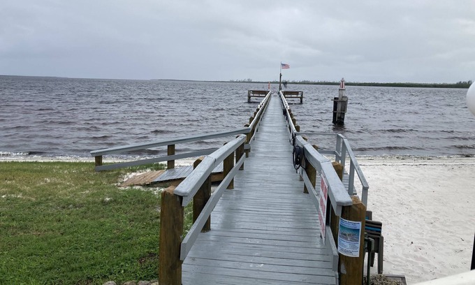 Port Charlotte Condominio | Water view of Charlotte Harbor. 2 bed 2 bath walk up condo totally refurbished