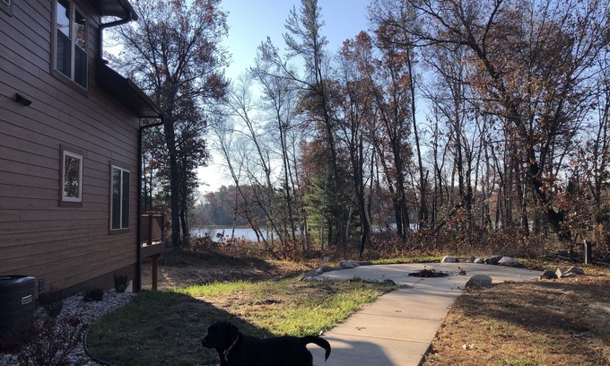 New Lisbon Casa | Water view on 3 acres, near Dells, firepit, private trails