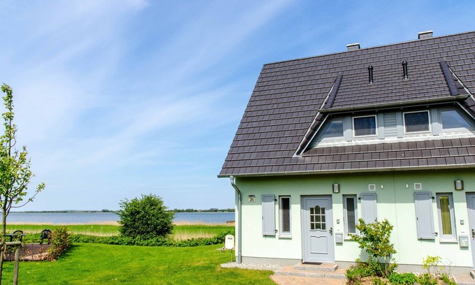 Neuenkirchen Casa | Vista al mar, 1 Una ubicación con vistas al agua y puerto, sauna, chimenea, inalámbrico