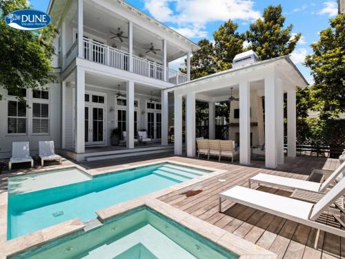 Beach District Casa | WaterColor Luxury on 30A! 63 Western Lake, Park District, Pool, 7 Bdrms, Slps 16 home