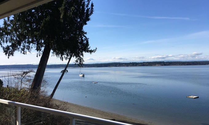 Gig Harbor Casa | ¡OFERTAS DE ÚLTIMO MINUTO! Vistas panorámicas del Monte Olímpico y la playa frente al mar