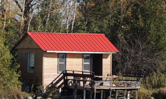 Grey Highlands Cabina | Waterfront Cabin En Privado trucha de lago