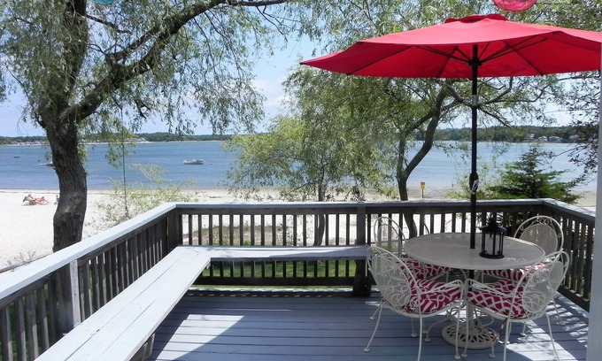 Buzzards Bay Casa | Casa Frente al Mar en Buttermilk Bay Beach En Indian Mound