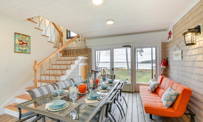 Deer Isle Apartamento | Waterfront Deer Isle Apartment with Fire Pit