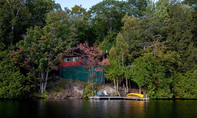 Seguin Cabaña | Casas frente al mar deluxe de 3 dormitorios cerca de muskoka Se aceptan mascotas en Sunny Point Resort