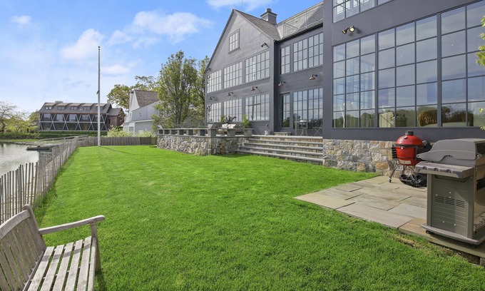 Rowayton Casa | Waterfront home in heart of Rowayton with dock and beach access