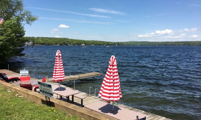 Laconia Casa | WATERFRONT HOME MILLION DOLLAR VIEWS BOAT HOUSE & BOAT SLIPS SITS ONTOP OF WATER