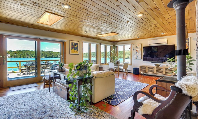 White Lake Casa | Waterfront Home on White Lake: Near Bethel Woods!